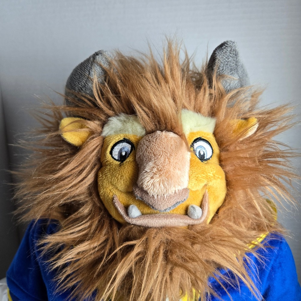 Disney Parks Authentic Original Jumbo Plush Large 20" Beauty & The Beast Plush - Picture 2 of 5